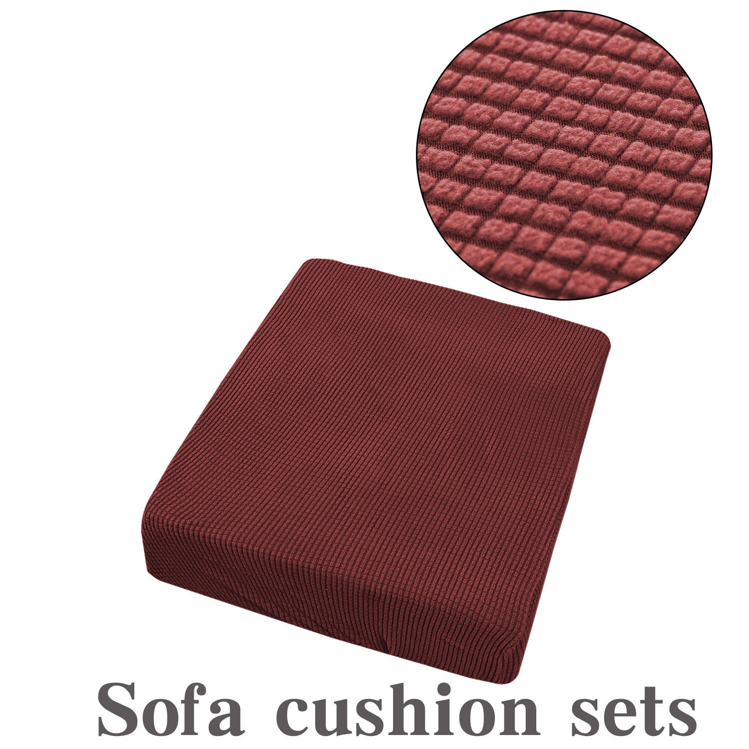 Waterproof Corduroy Sofa Cover Anti-Slip Elastic Cushion Covers Living Room Washable Recliner Furniture Protector