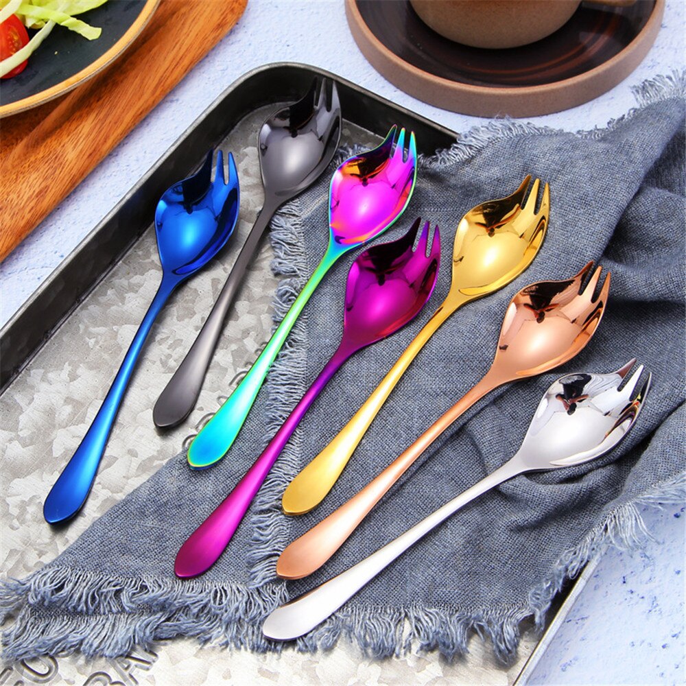 Multitasking Marvel: Salad Fork, Spoon, & Pasta Fork in One