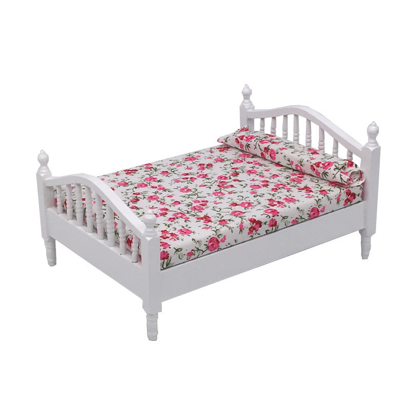 Small Floral Bedroom Bed Linen Mini Furniture