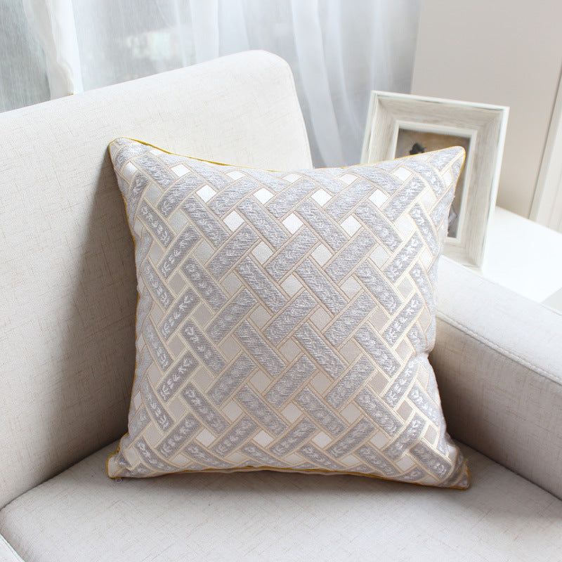 Cozy Comfort: Soft & Stylish Jacquard Pillow