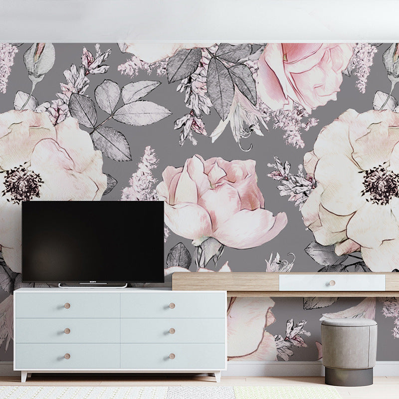 Flower TV background wallpaper