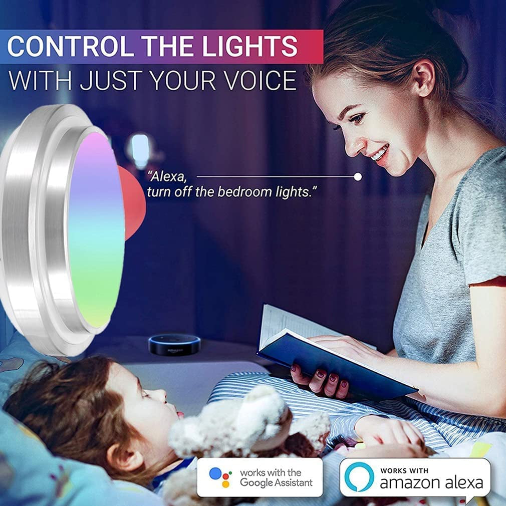 LED Smart Ceiling Light,Alexa LED Ceiling Light,Alexa Smart Ceiling Light,Alexa Compatible Ceiling Light