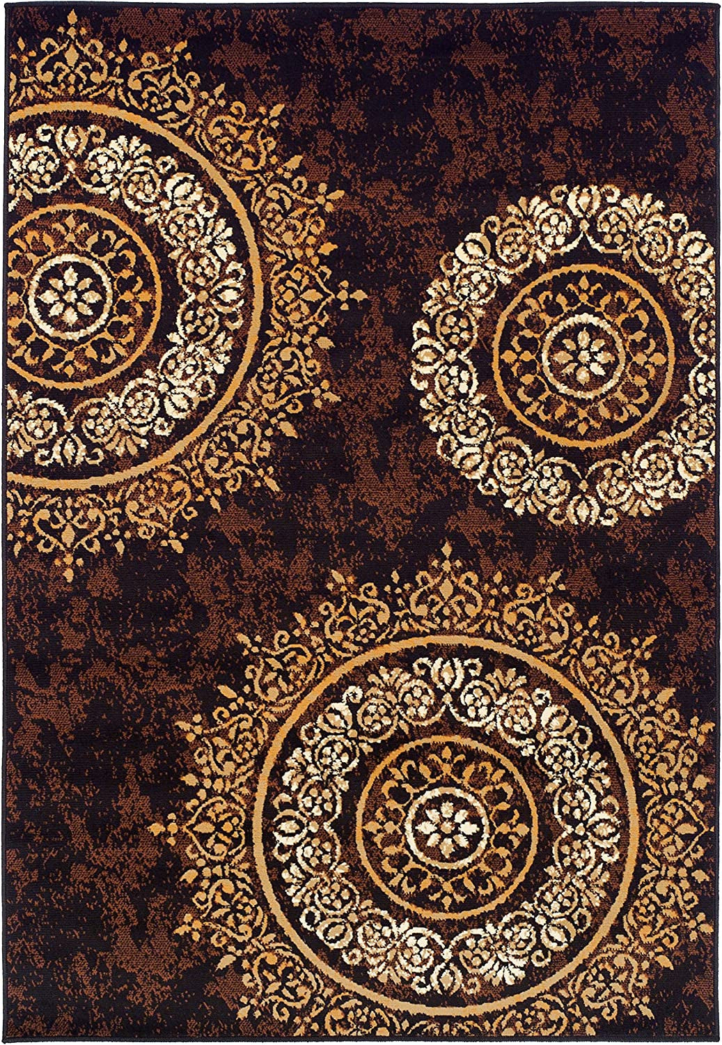 Modern Area Rugs Brown Rug for Living Room Rugs 5X7 Clearance